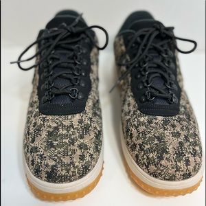 Nike Lunar Force 1 Duckboot Low Textile Canteen AV3818-002 Men’s Sz 10